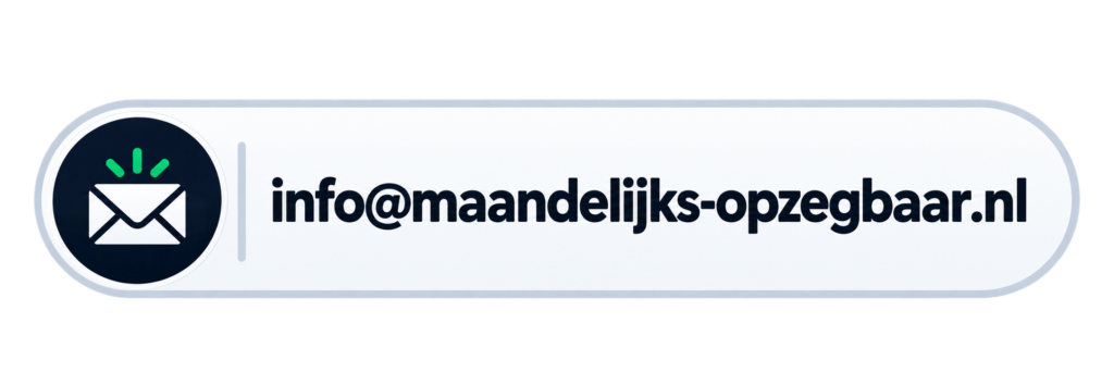 E-mailadres voor contact met Maandelijks-opzegbaar.nl
